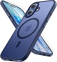 Vista 29 de Miracase - Funda magnética para iPhone 13 de 6.1 pulgadas (compatible con MagSafe) (con 2 protectores de pantalla), protección de grado militar