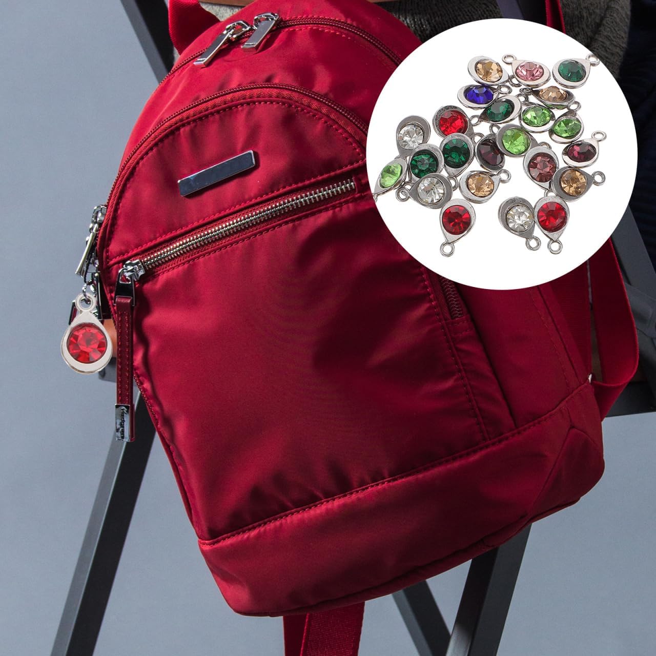 EXCEART Glass Drill Pendant Charms for Jewelry Making Diy Craft Accessories Mixed Colors 0.43X0.27X0.11 Inch for Necklace Bracelet Keychain Handmade Ornaments - Image 3