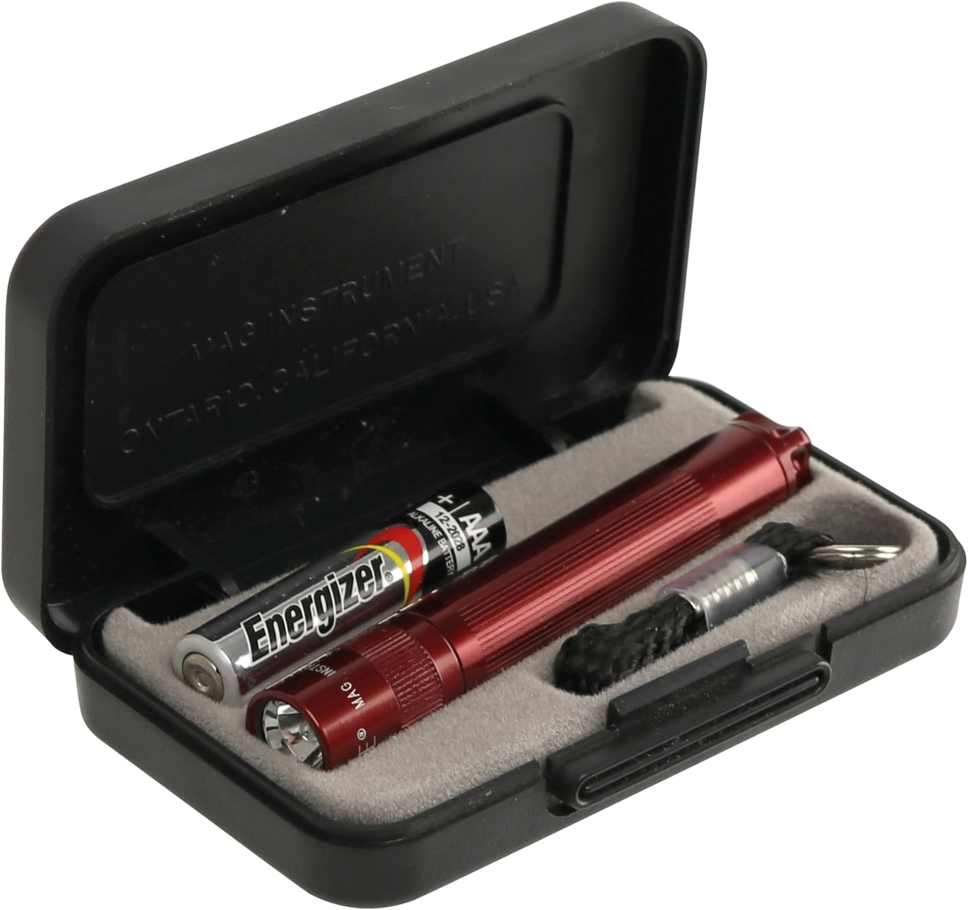 Solitaire Incandescent 1-Cell AAA Flashlight in Presentation Box Red