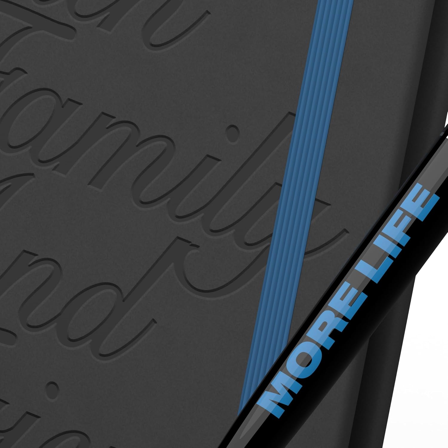 Official More Life Leather Journal Notebook and Pen Set