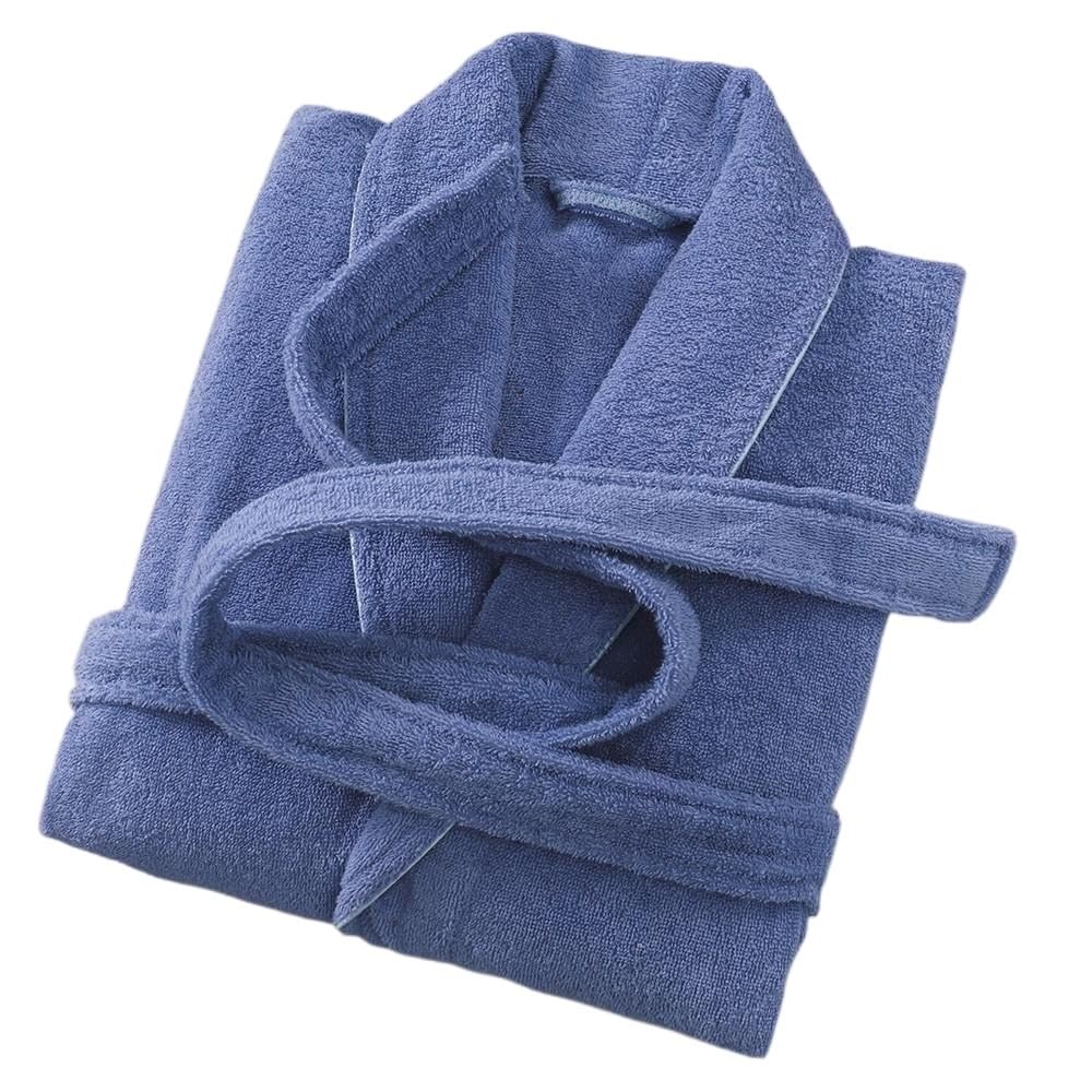 Albornoz,Bata de Baño Albornoz de baño Blanco for Mujer, Bata de Hotel, Sauna y Piscina, Bata de Felpa de algodón Suave, Bata de baño Larga de Gran tamaño for Hombres(Blue,Women Large)