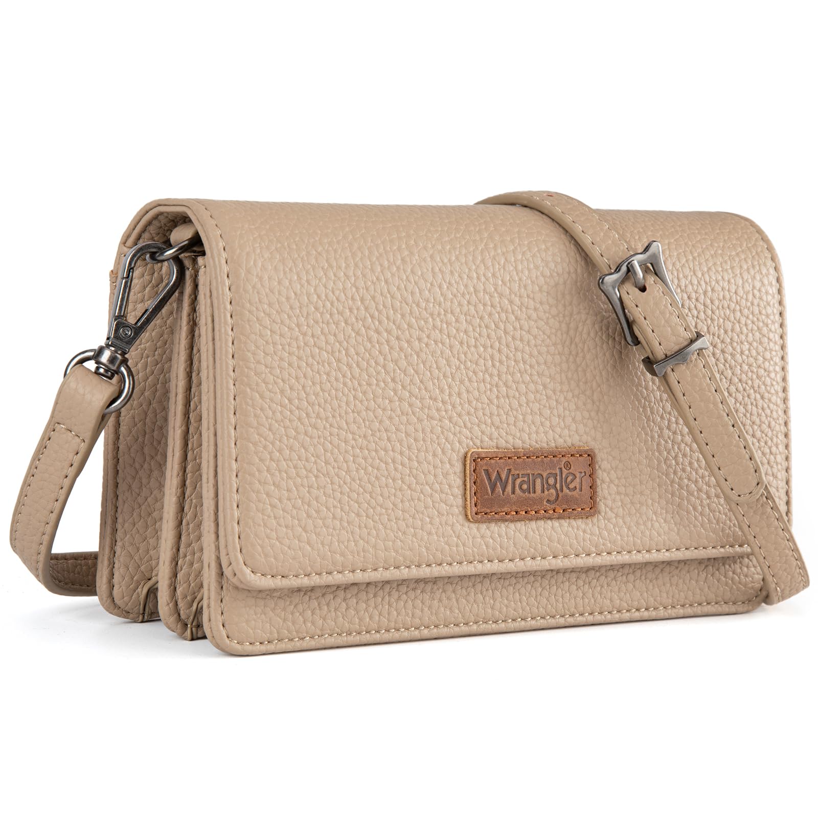Wrangler Small Crossbody Wallet Purses RFID Trendy Purses for Women with Adjustable Straps
