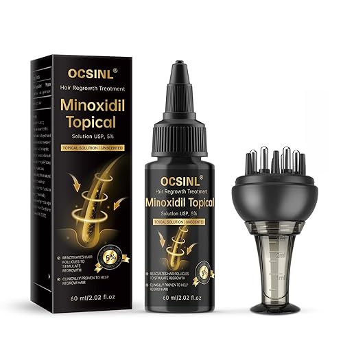 Minoxidil para hombres y mujeres, con biotina, aceite de batana, aceite esencial de romero, solución eficaz para la pérdida de cabello, tratamiento