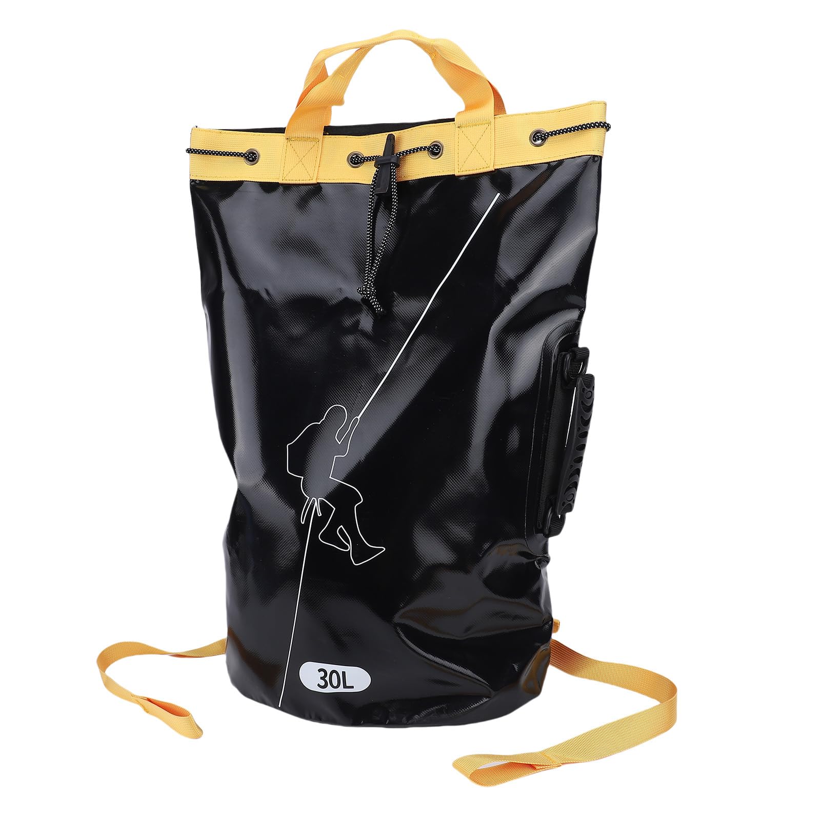 Buachois Bolsa de Escalada en Roca, Resistente y Transpirable, Bolsa de Equipamiento de Exploración, PVC, para Rescate Profesional y Descenso de Cascadas (30L)