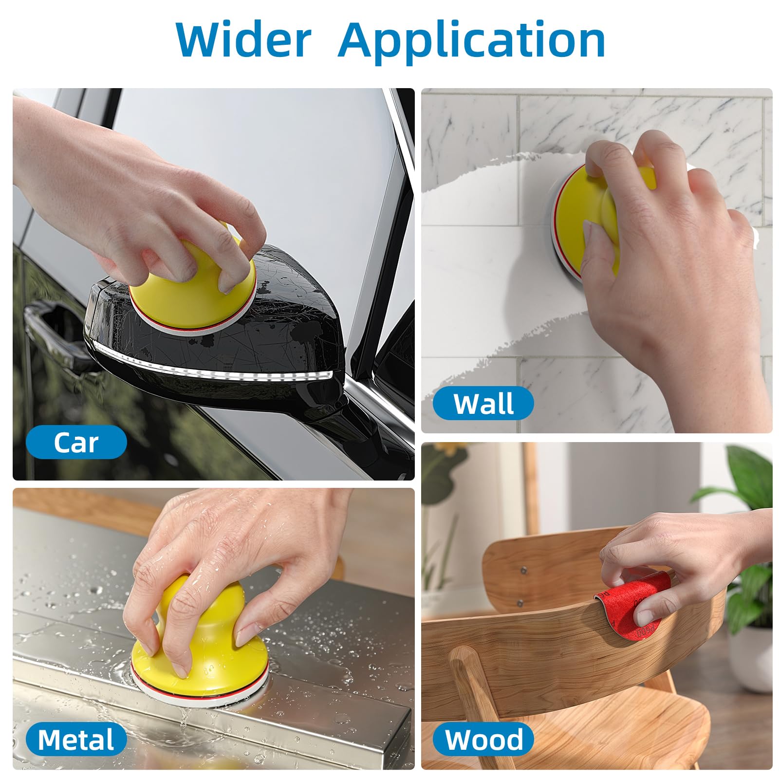 BURMONG Sanding Sponge Set - 32 Pcs, 180-3000 Grit -8