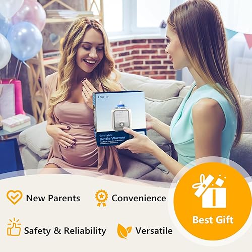 Miniatura 6 de Calentador de biberones giratorio de 3 minutos, calentador de biberones rápido 9 en 1 para leche materna y fórmula con control preciso de