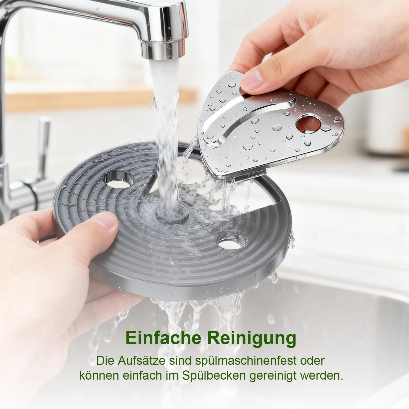 Camic Kompakte Küchenmaschine Food Processor 1500W Motor, 6 Funktionen, PowerChop, 3-in-1 Scheibe, Einfacher Zusammenbau, 2,5L Schüssel (Upgrade-Version)