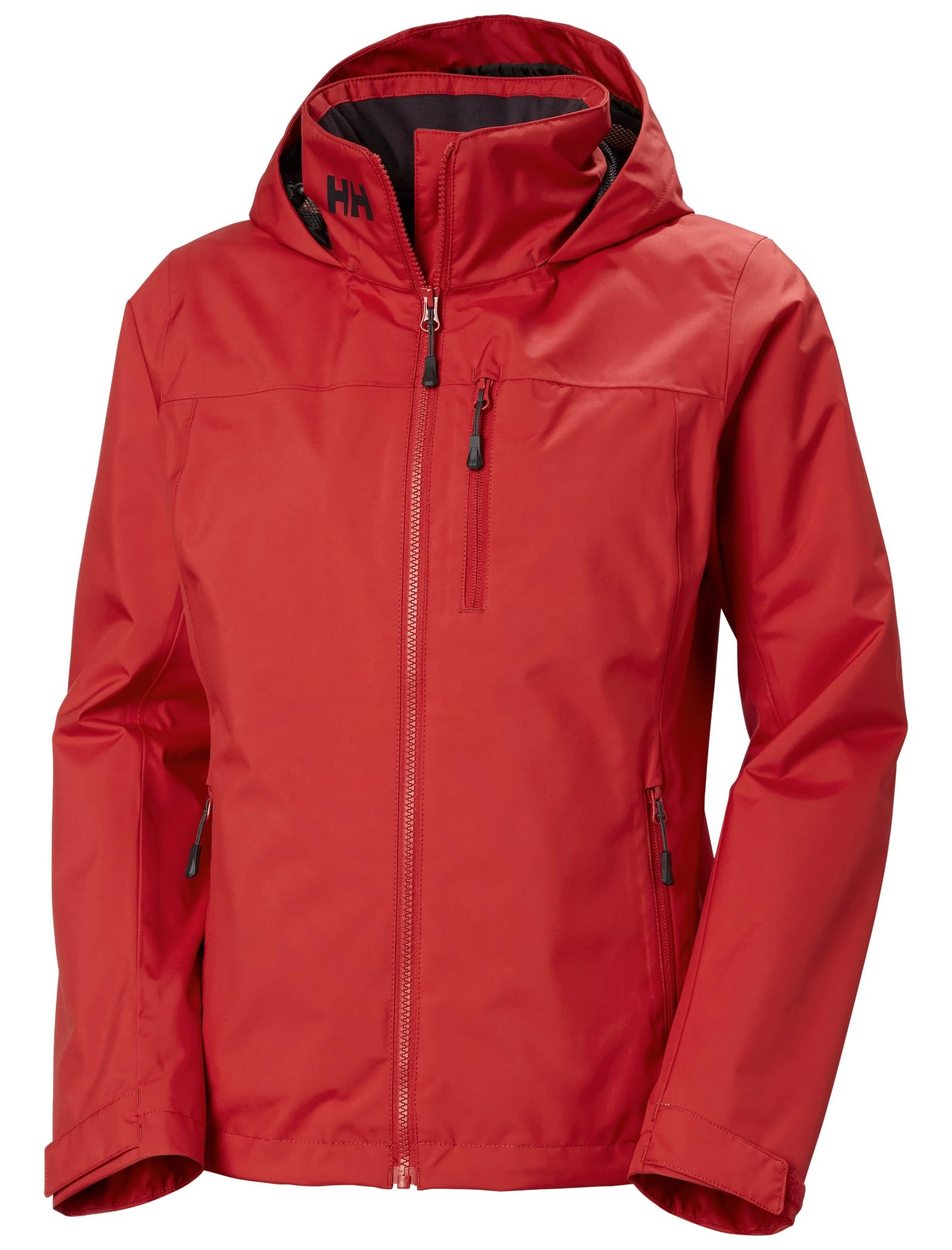 Helly Hansen Women's W Crew Hooded Midl Jacket 2.0, Red, L