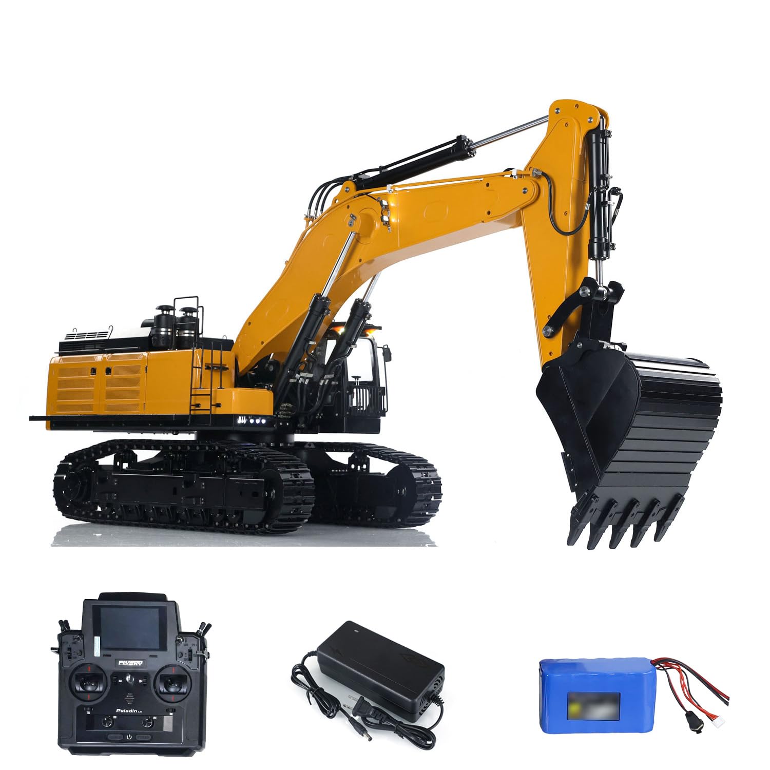 Amazon.com: wheelfun Kabolite 1/14 RC Hydraulic Excavator for K980