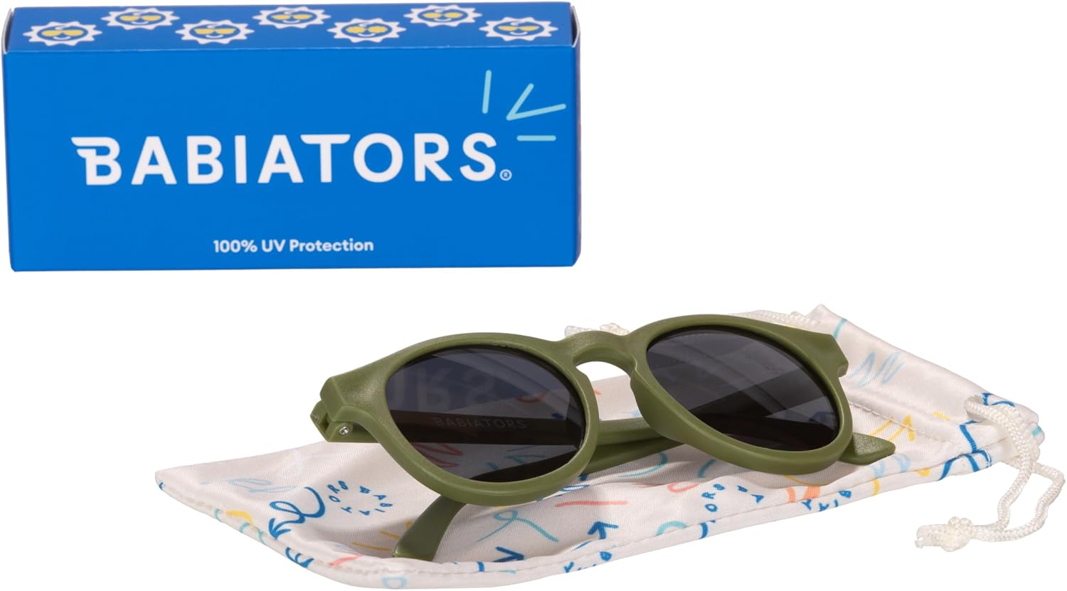 Babiators Keyhole Baby & Toddler Sunglasses | 100% UV Protection, Shatter-Resistant, Flexible Rubber Frames