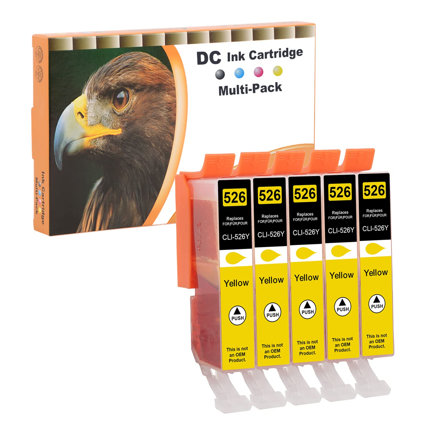 D&C 12x Cartuchos de Tinta compatibles para Canon PGI-525 CLI-526 para Canon Pixma MG5250 MG5300 MG5340 MG5350 MG6100 MG6150 MG6200 MG6250 MG8150 MG8250 MX710 MX715 MX880 MX885 MX895 iP4800 IP4840 — view 9