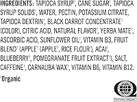 Vista 6 de Probar - Masticables energéticos orgánicos Bolt, explosión de bayas, sin OMG, sin gluten, certificado orgánico USDA, saludable, energía natural