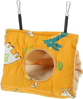 NUSITOU Ninho Casa Periquitos Rede Triângulo Rede Algodão Ninho De Papagaio De Inverno Ninho De Pássaro De Inverno Ninho De Pássaro Rede De Inverno Cauda Longa Gaiola De Papagaio Pássaro