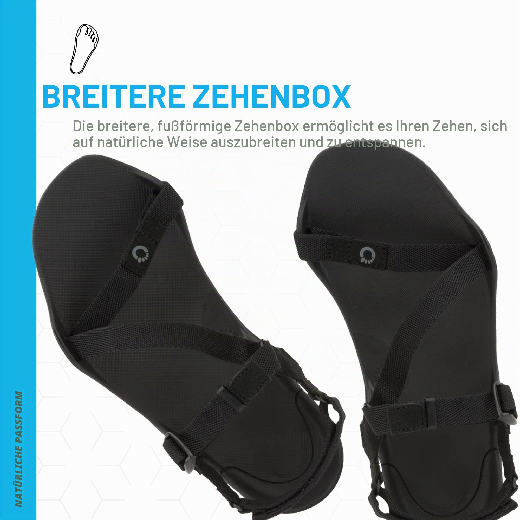 Xero Shoes Herren Z-Trek Sandalen | Null Spreizung, breite Zehenbox, leichte und verpackbare Sportsandalen für Herren |