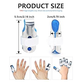 TAROYQASUL Pinky Finger Splint Kids, 2PCS Trigger Finger Splint for thumb Arthritis Broken Fingers Knuckle Immobilizationm, Finger Braces Joint Stabilizer