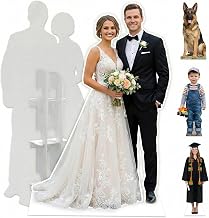 Personalized Life Size Cardboard Cutout | Custom Standee Standup with 4 Material Options & High-Resolution Printing Upload Your Photo | Perfect for Birthday, Wedding, Party, Sports Events - 2ft