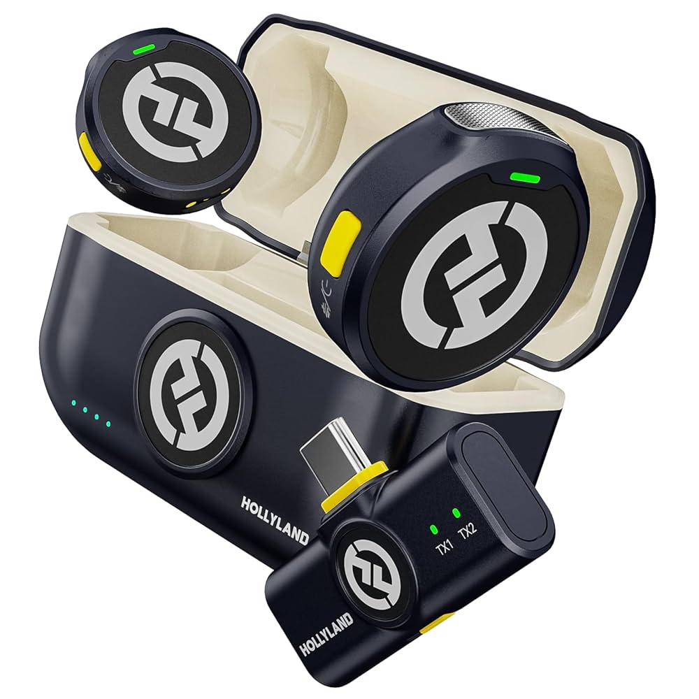 Hollyland Lark M2 Bezprzewodowy mikrofon krawatowy do