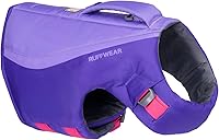 Ruffwear Float Coat Dog Life Jacket: Premium Buoyancy Swim Vest with Lift Handle, Secure Fit for Swimming & Boating, Purple Lily Large