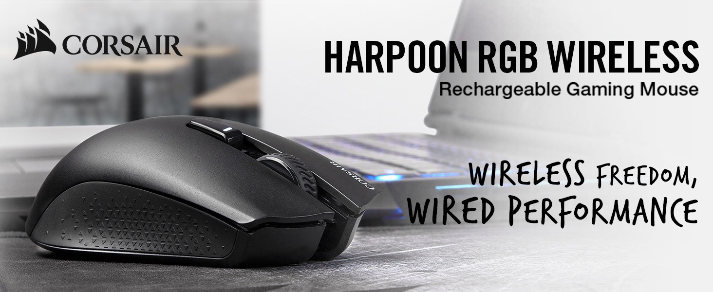 Amazon.com: Corsair Harpoon Wireless RGB Lightweight FPS/MOBA