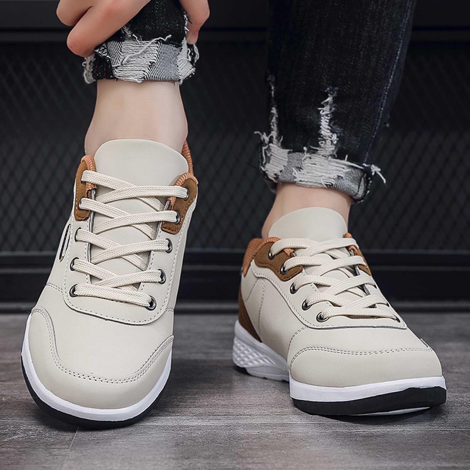 Zapatos Urban Hombre Zapatillas de Deporte para Hombre Caminar Bambas Gimnasio Caminar Bambas Zapatillas de Moda Ligeros Transpirables Slip-on Sneakers Zapatos Ortopédicos Cómodos