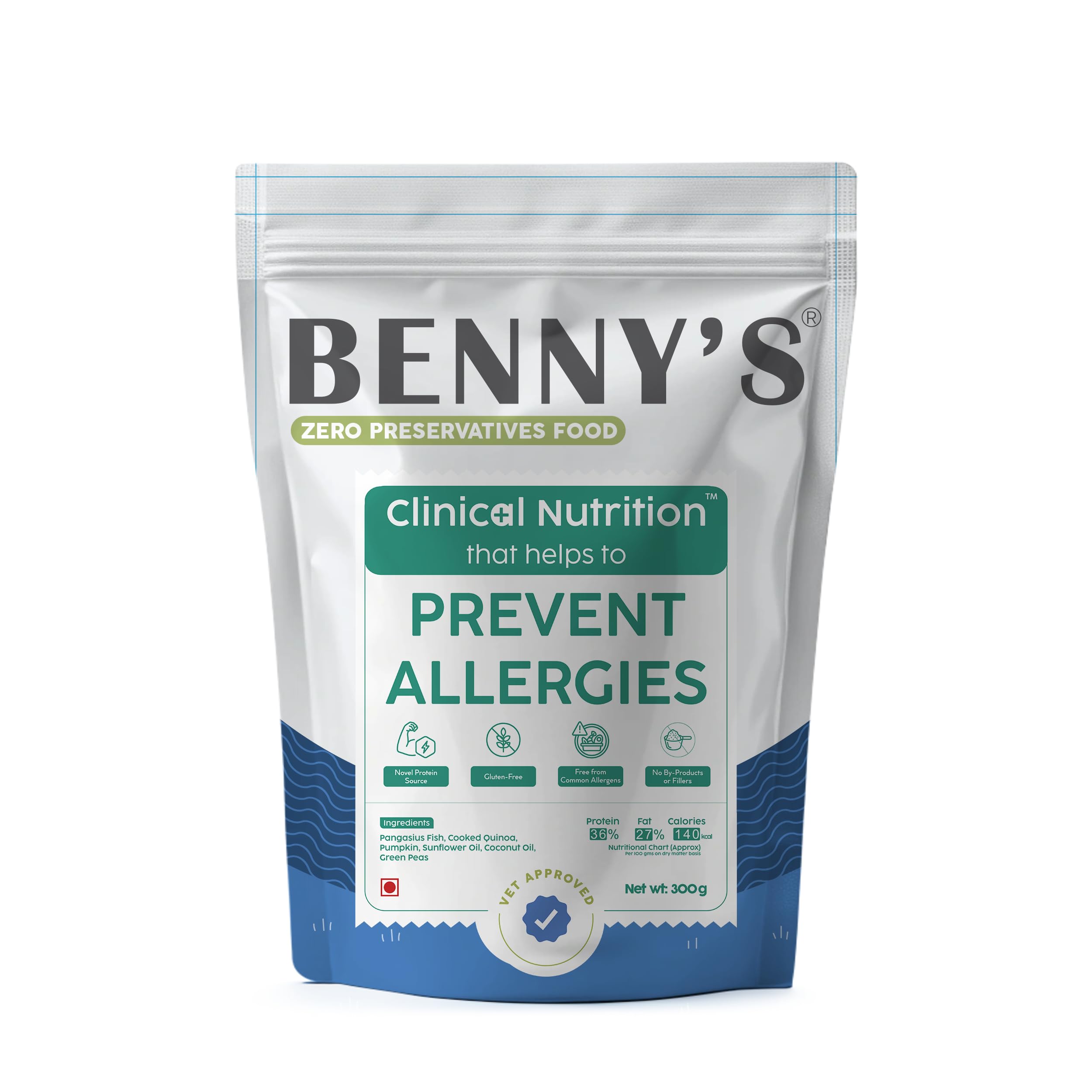 Benny's Bowl Clinical Nutrition Wet Dog Food | Hypoallergenic Formula for Dogs | Prevents Allergies | Zero Preservatives | All Life Stages | 100g x Pack of 1-image-49