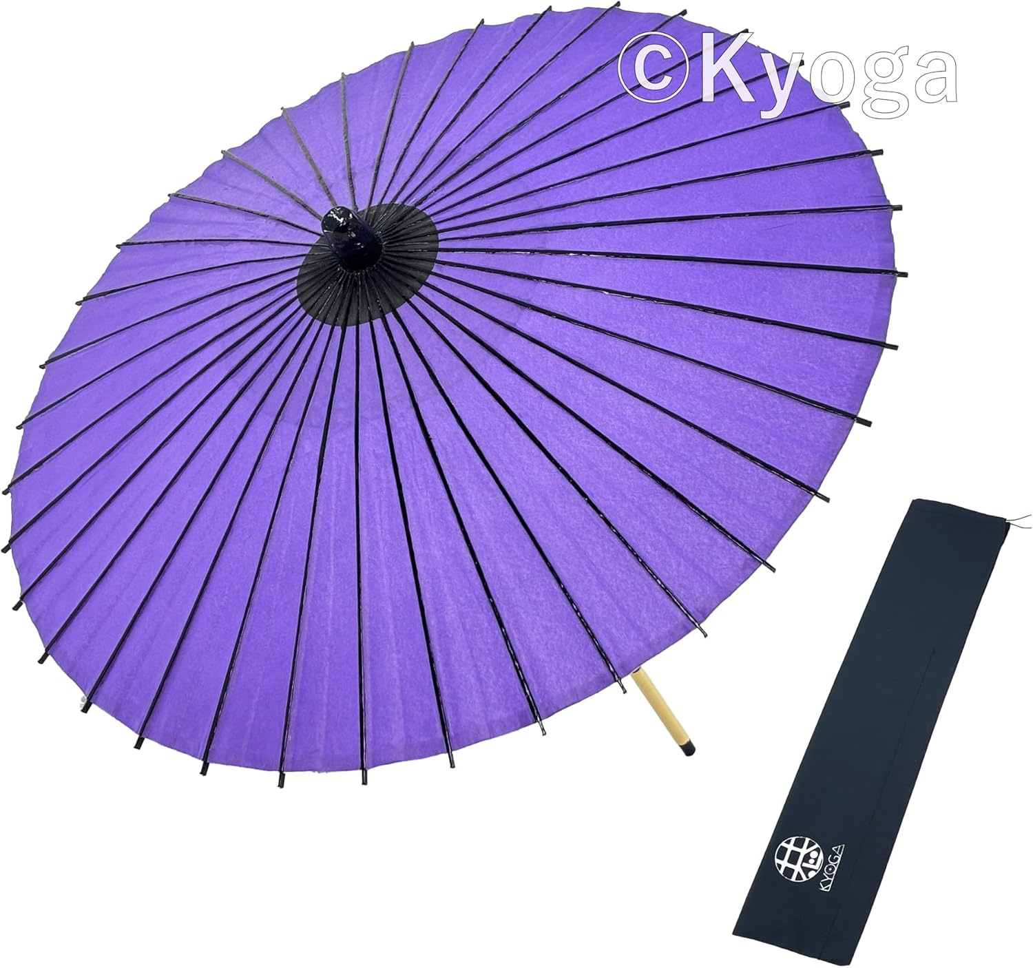 紫色 花柄 舞踊傘 直径90cm 舞踊傘 踊り傘 絹傘 絹舞傘 番傘 歌舞伎 日本舞踊 踊り 小道具