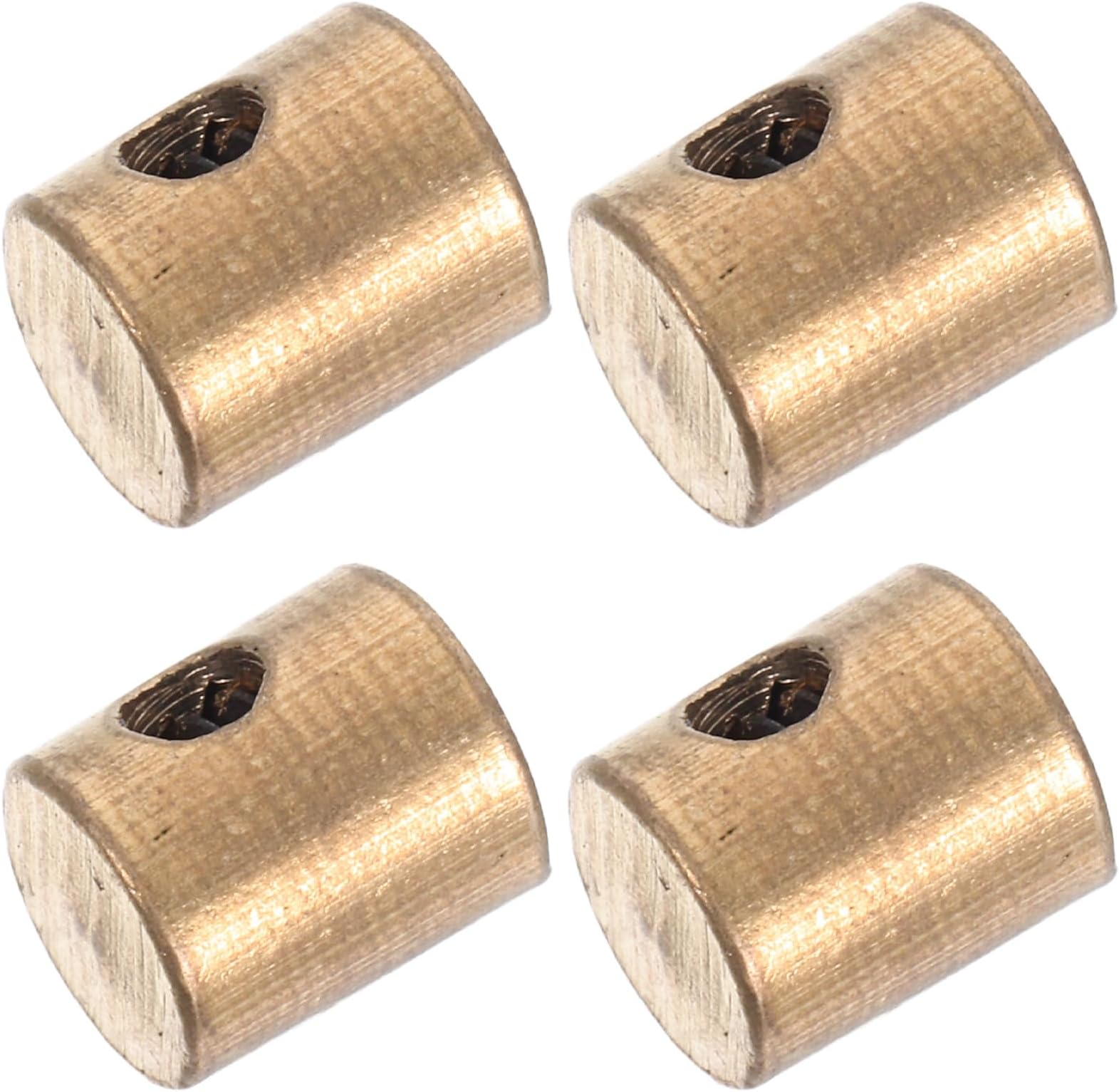 4 Pcs Brake Cable Ends and Throttle Cable Clamp Assembly, Universal Motorcycle Atv Go-kart Scooter Stop Pins, Sturdy Brake Stop Fitting for Off-road and Powersports Use