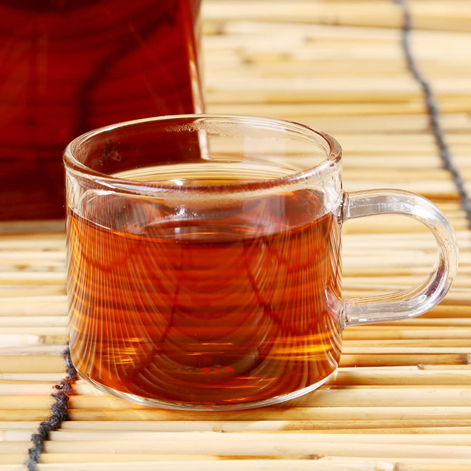 oriarmcha Lao Cha Tou Té Pu 'er maduro - Ripened Aged Puerh Old Tea Nuggets - Té chino Shu Pu'er - Bolsa sellable ziplock de 225 gramos