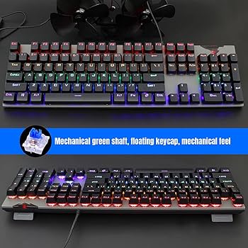 Amazon.co.jp: バックライトメカニカルキーボード 20 種類キーボード
