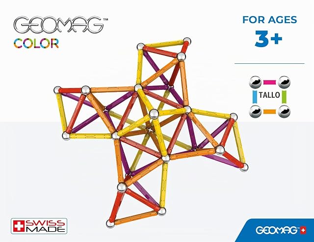 Foto 4 de 5 de Geomag - Classic Color 127 Piezas - Construcciones Magnéticas - Fabricación Suiza
