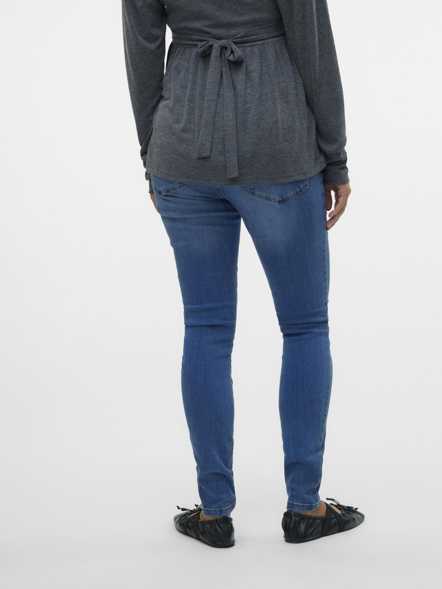 MAMALICIOUS Damen Jeanshose Mlmila Slim Medium Blue Jeans A. Noos