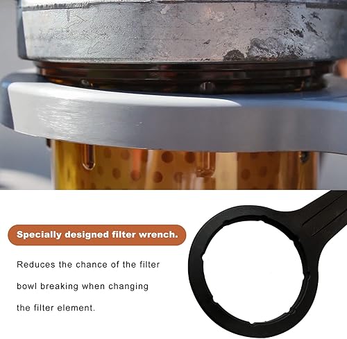 Miniatura 3 de Sporacingrts 496 Conjunto de filtro de tanque de combustible 30 micrones máximo 25gpm 150psi con zinc 1 "NPT tapa superior reemplazo para gasolina y