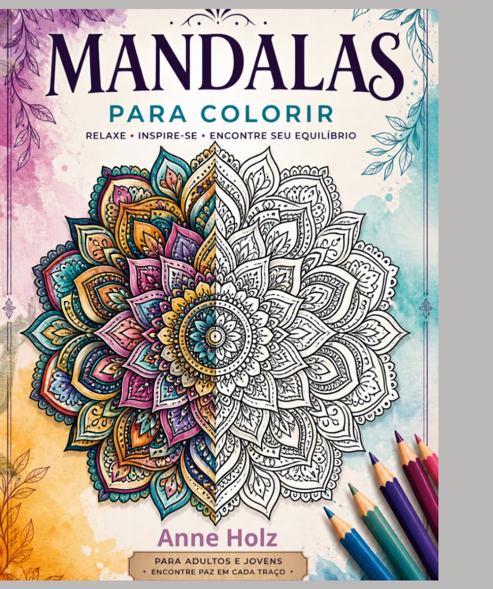 Livro de Mandalas: Para Colorir