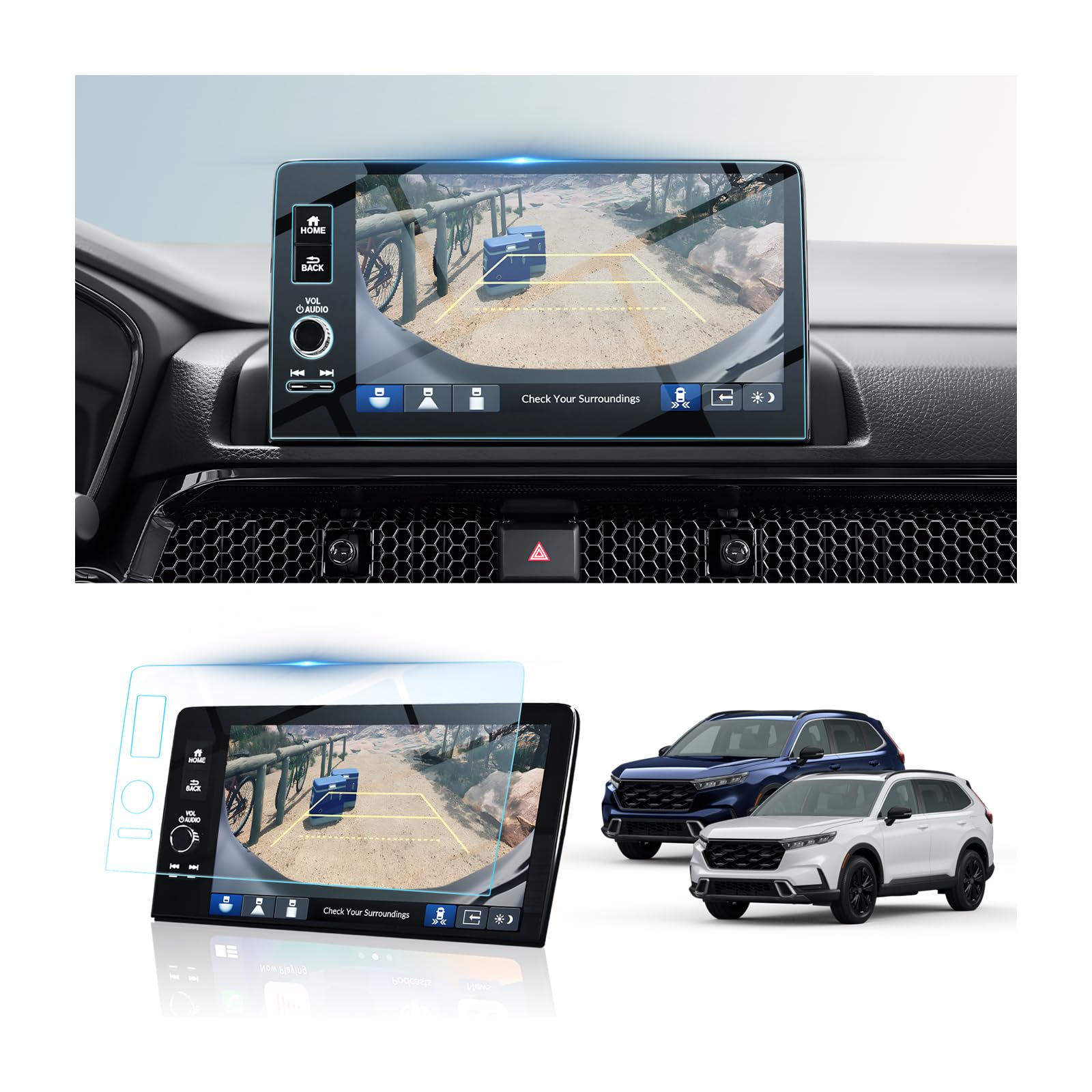 BIBIBO for 2026 Honda CRV Sport Touring Hybrid Screen Protector 2026 Honda CR-V (Sport Touring Hybrid)9" Touchscreen [Tempered Glass Anti-Scratch