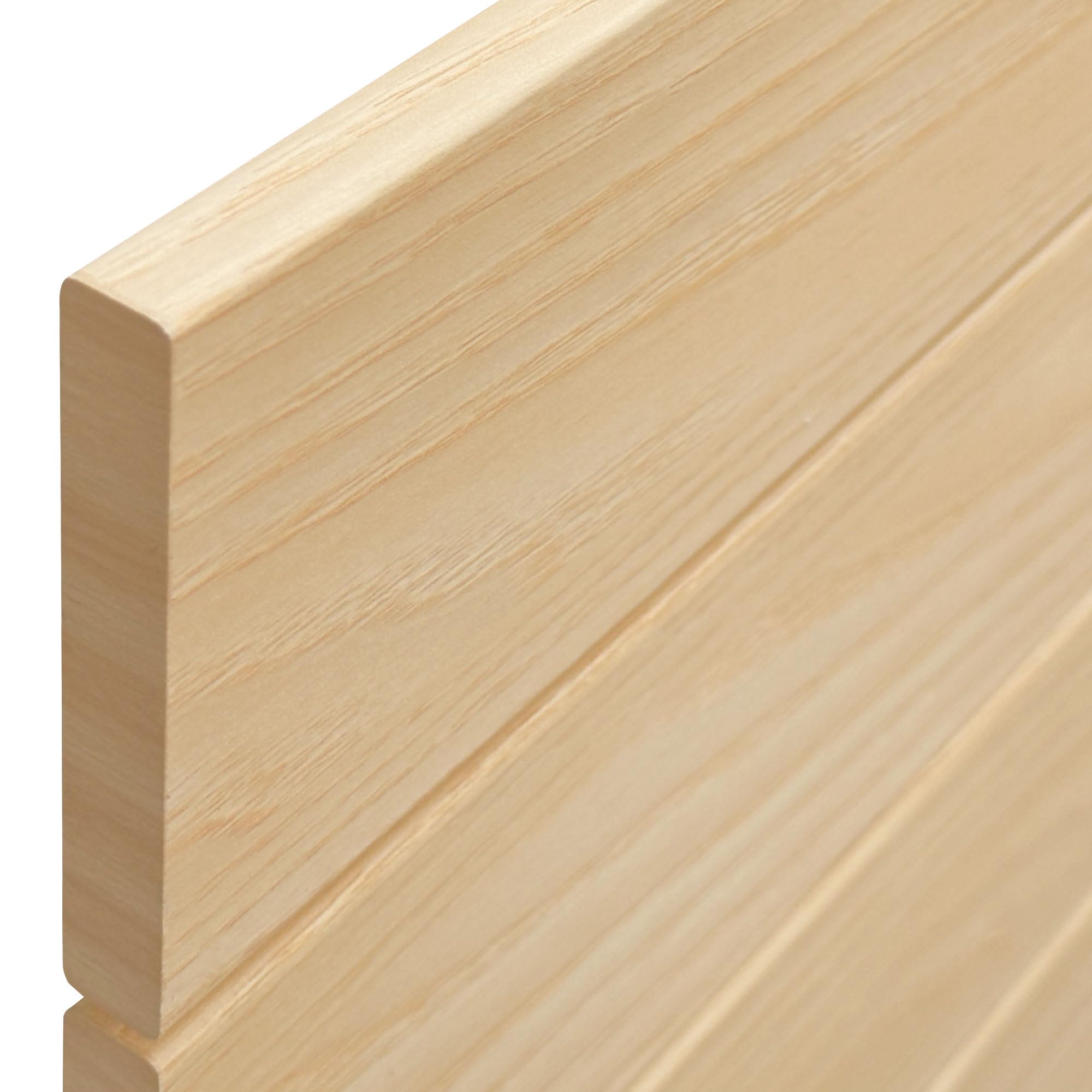 DHOME Testiera di Legno riciclato DM Stile Pallet Orizzontale Letto Pallet Ferramenta inclusa (160x46 Pallet 5, Legno Naturale)