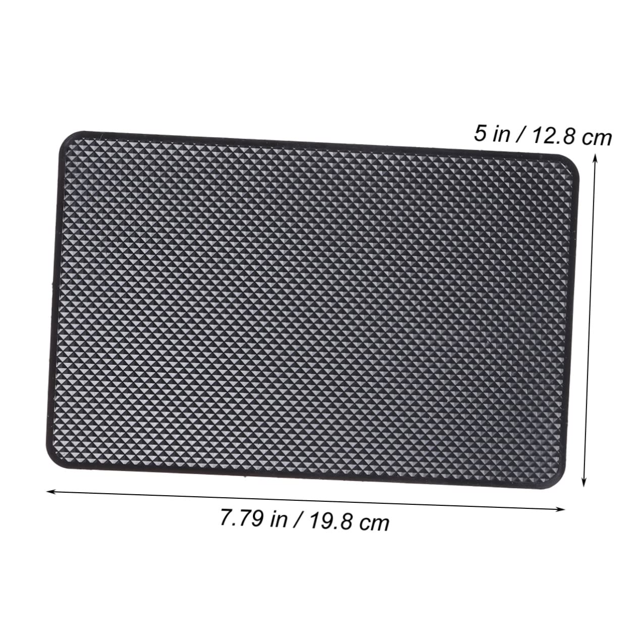 GRIRIW Dashboard Skidproof Pad Auto Phone Holder Car Dashboard Anti-Slip Mat Drill Black