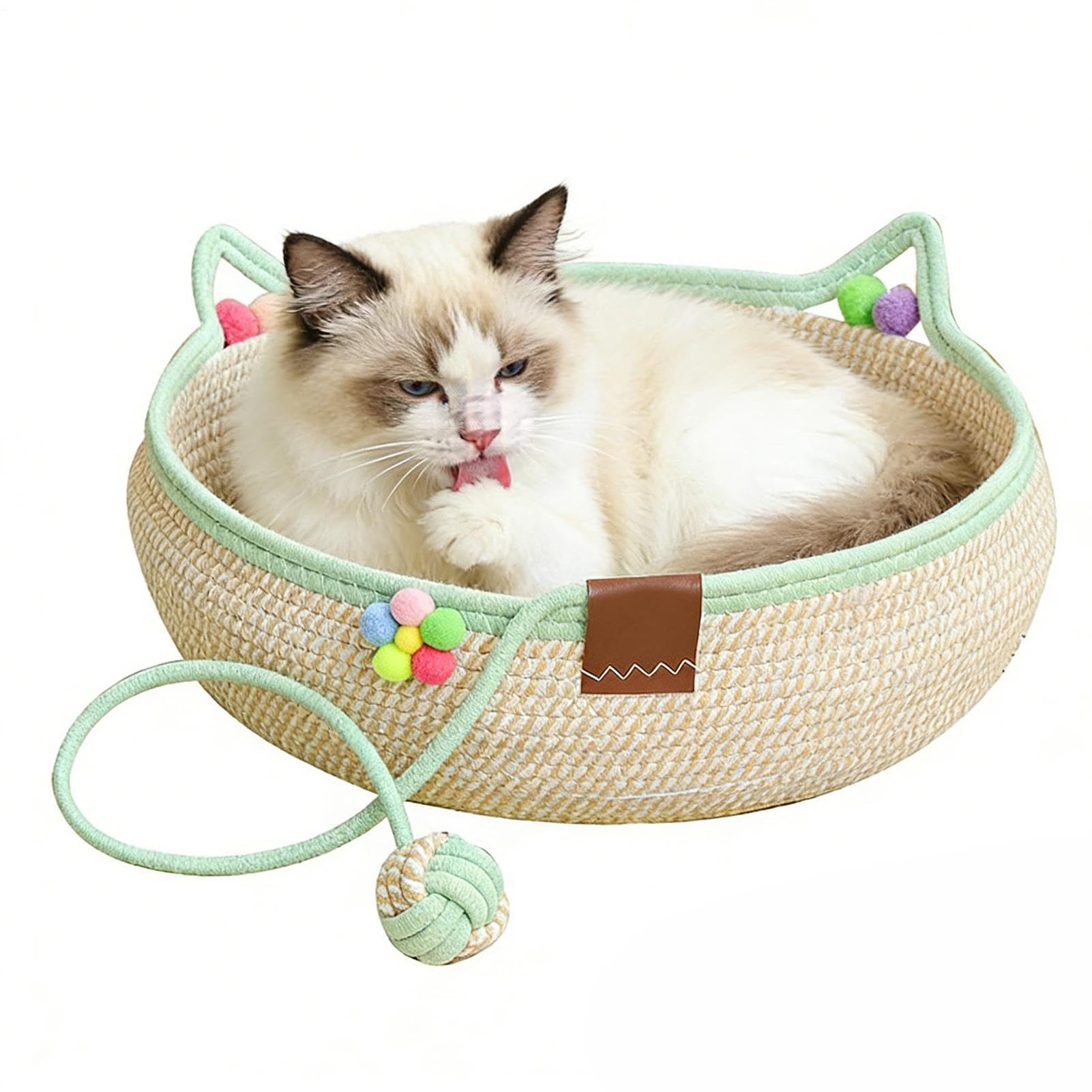 Nid à gratter pour chat idéal pour salon, balcon et chambre à coucher