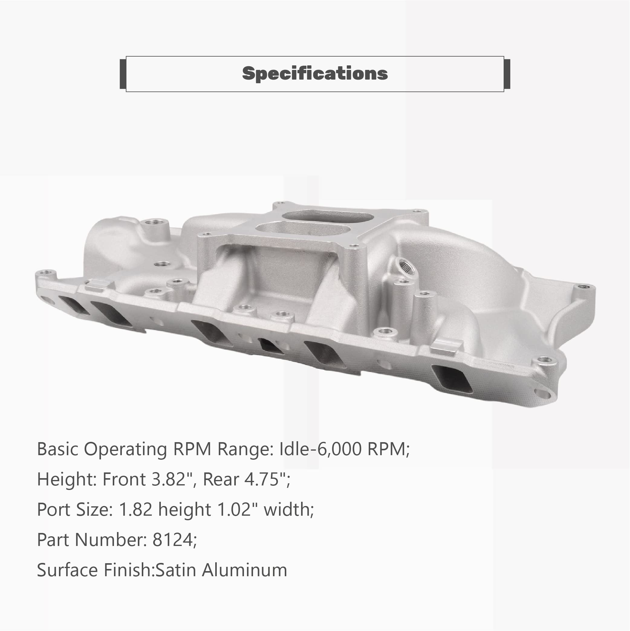 Ford 302 Intake Manifold Gasket Low Rise Dual Plane Intake Manifold For ...