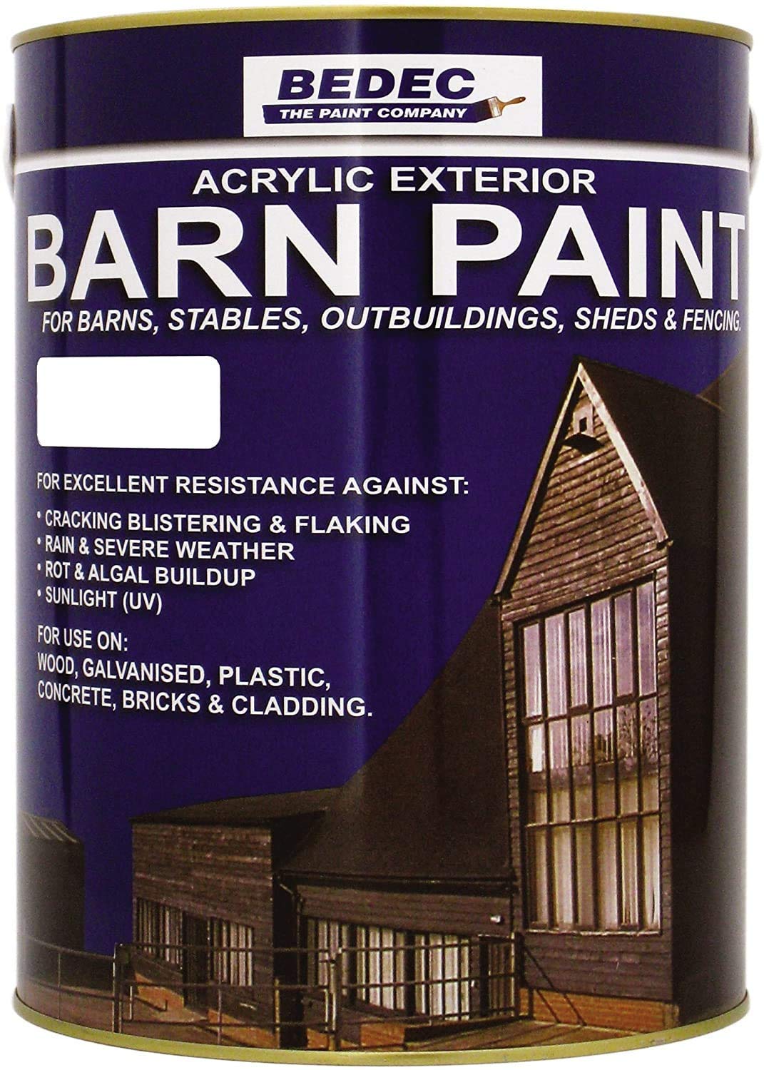 Bedec Black - Barn Paint - Matt - 20 Litres