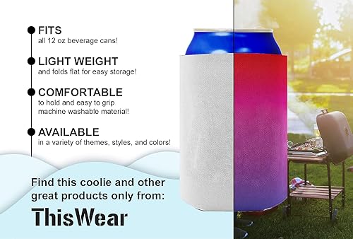 Miniatura 7 de Decoración espeluznante de Halloween Bebe brujas aquí para los abucheos, paquete de 2 caras, 2 unidades, termoenfriadores originales de Halloween