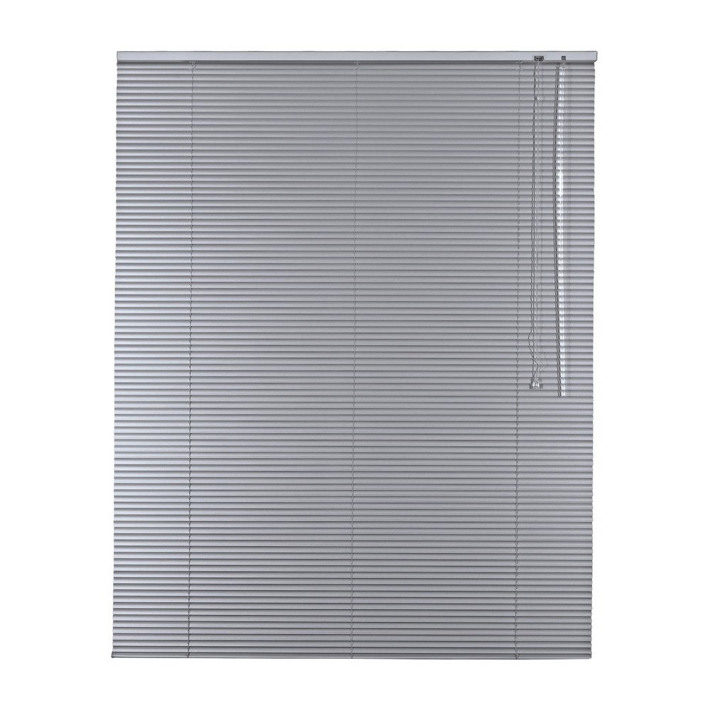 Original Easy-Shadow Aluminium Jalousie 16 mm Lamellen Breite 55 x 100 cm Höhe in Farbe silber - Bedienseite rechts - Fensterjalousie Jalousette Jalousien Alu-Jalousien Alu-Jalousetten Fenster Rollo Lamellenbreite 16mm / Maßanfertigung