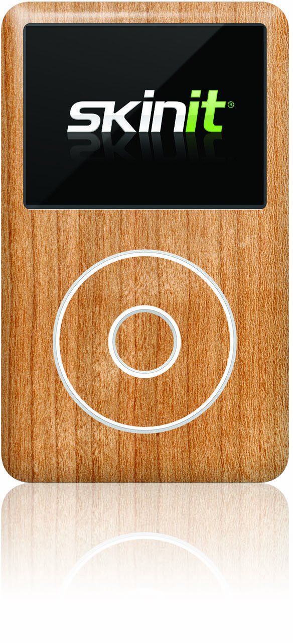 Skinit Decal MP3 Player Skin Compatible with iPod Classic (6th Gen) 80GB - Officially Licensed Originally Designed Natural Wood Design