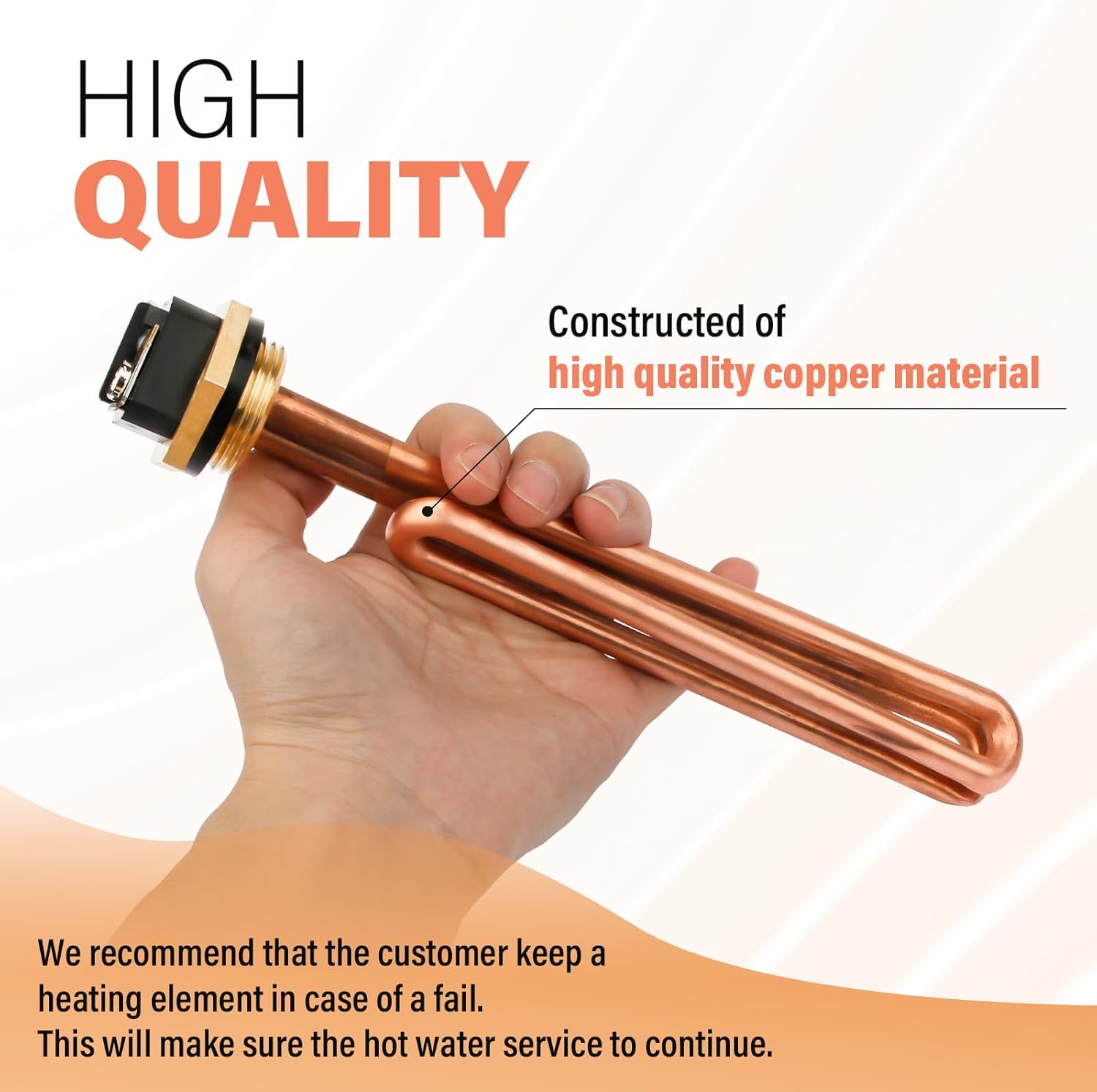 HE 55220 Heating Element Replacement for Ecosmart Eco Pou 6 Eco 8 & Eco 11, 2 Pack Heating Element for EcoSmart Electric Tankless Water Heater for ECO 5.5 KW Unit