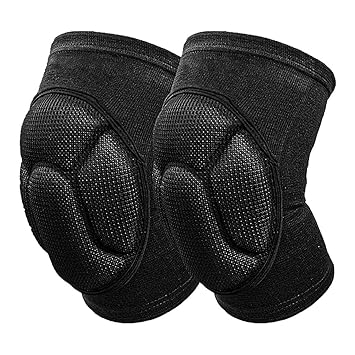 Street27® Extra Thick Protective Knee Pads for Men Women, Anti-Slip Collision Avoidance Kneepads with Thick EVA Foam, Knee Pain Pads Safety Guard for Running, Dancing, Gym - 1 Pair (Large) - image, photos