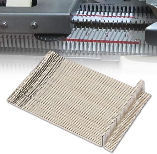 Aguja de la máquina de tejer, 50 unidsNeedle agujas de acero Set máquina de tejer máquina de tejer accesorio cm apto para LK100 LK150 KH360