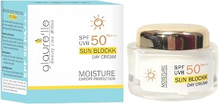 GLAURELLE-SPF 50 UVB Sun Block Day Cream, 50 PA+++,Moisture Expert Protection -50 GM Price In India