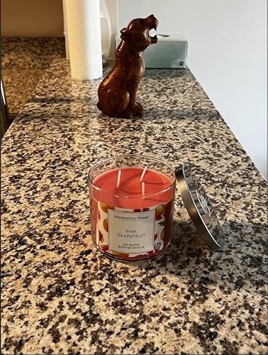 Huntington Home Pink Grapefruit Soy Blend Scented Candle #TOP5