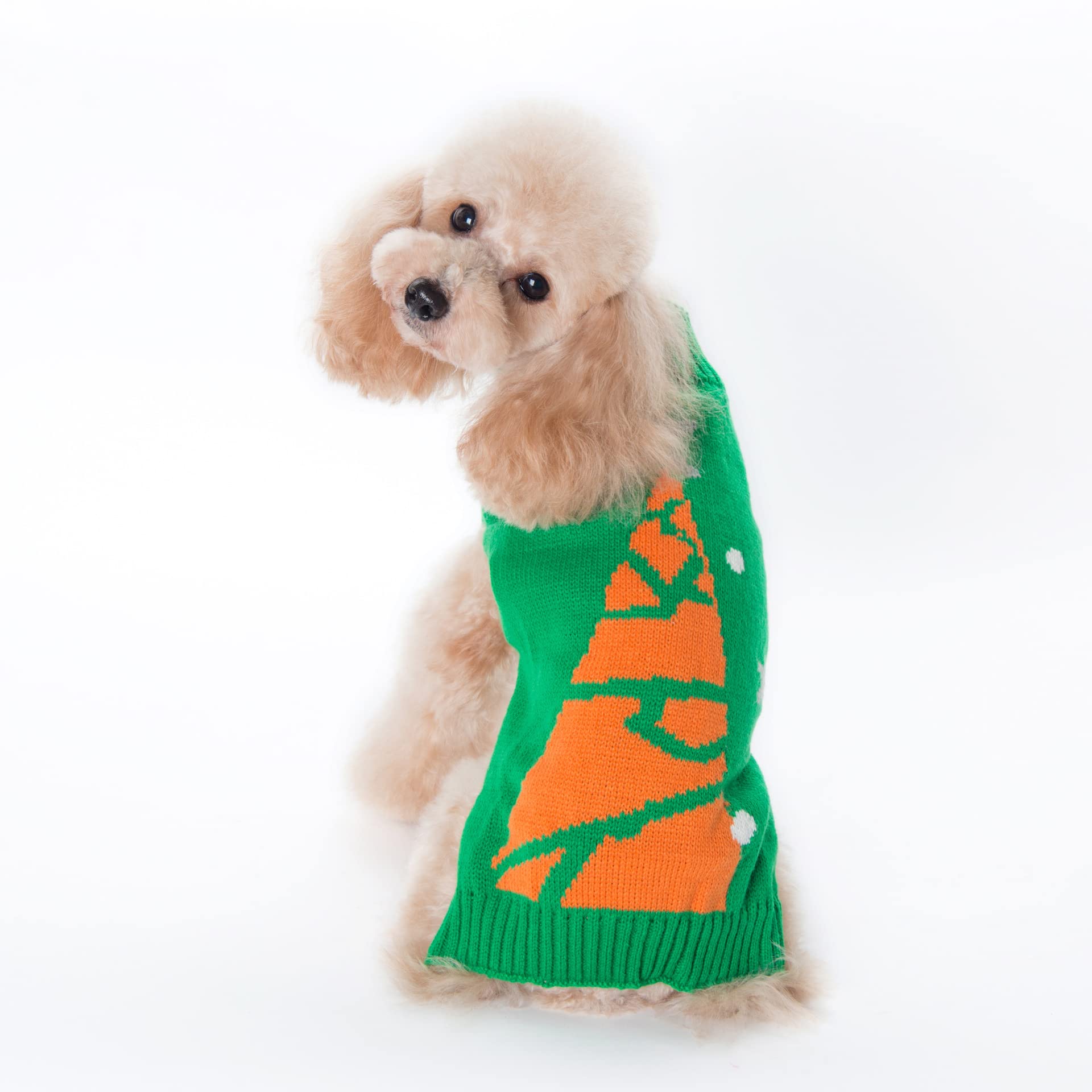 KUTKUT Small Medium Dog Sweater | Turtleneck Sweater Knitwear Warm Pet Jumper Jacket Clothes for Medium Dogs (Size: XL, Adjustable Chest: 52cm - 58cm) (B09JGC9G8Y) Amazon Price History, Amazon Price Tracker