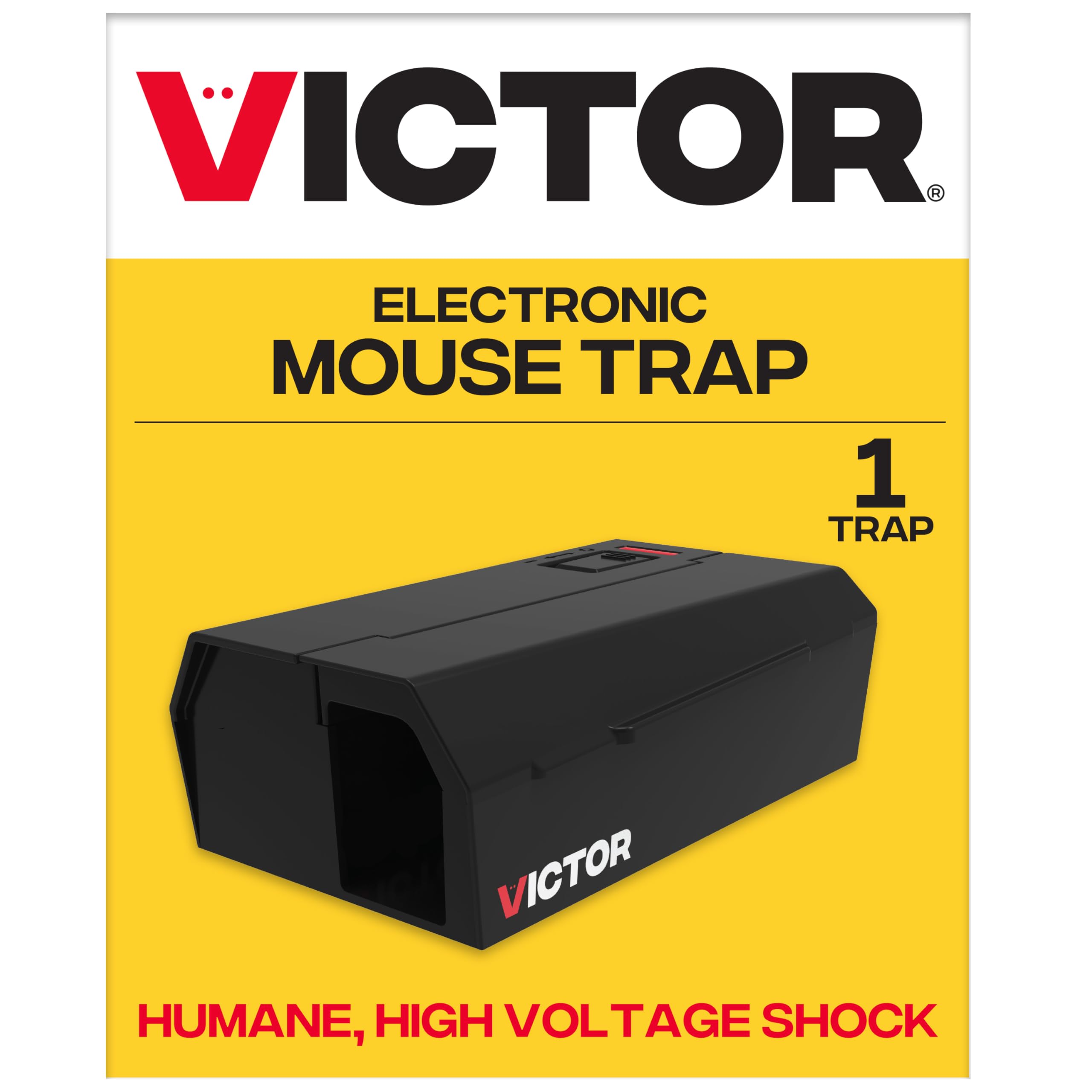 Victor Indoor Electronic Humane Mouse Trap - No Touch, No See Electric Mouse Trap