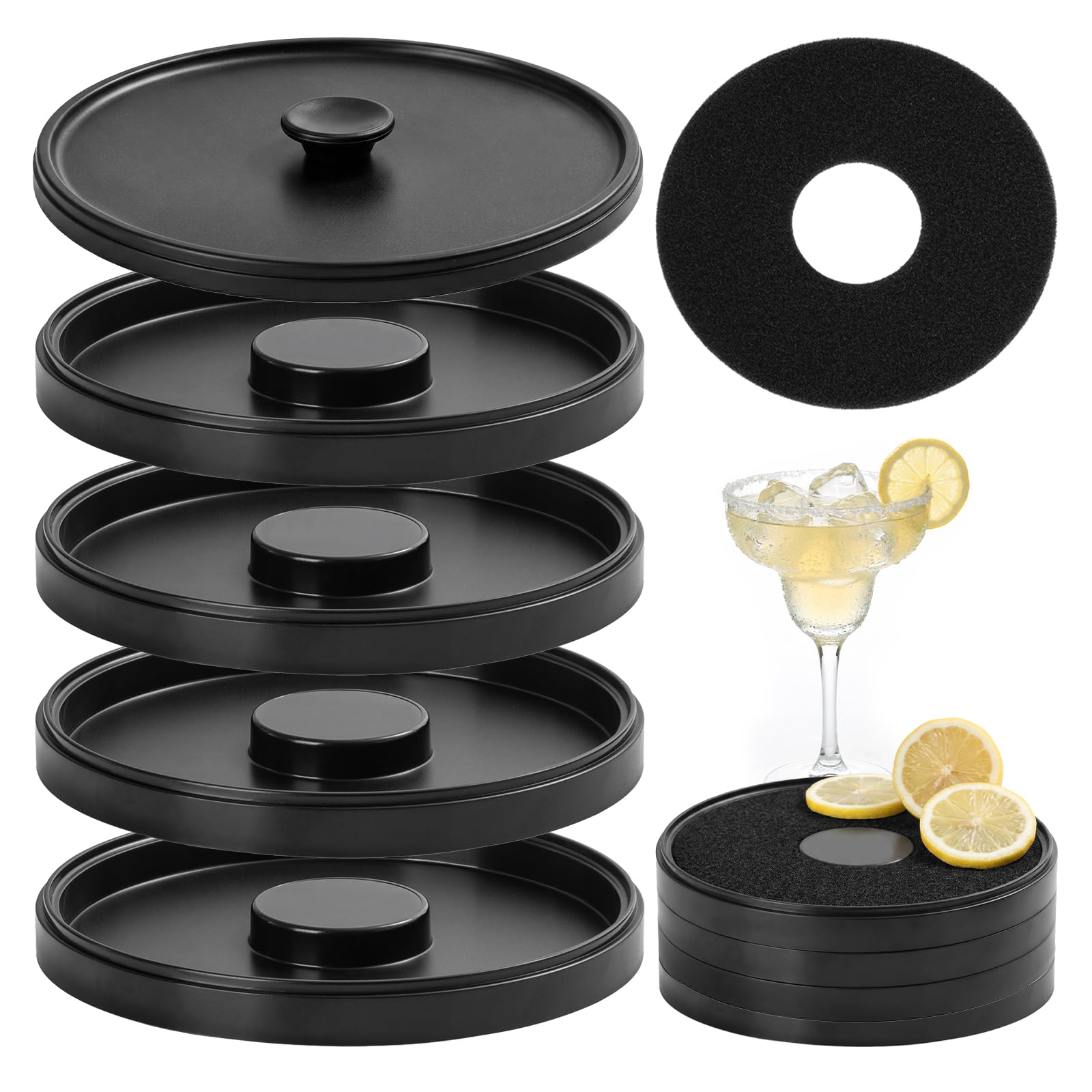 Margarita Salt Rimmer Set - Stackable Cocktail Station -9 Margarita Salt Rimmer Set - Stackable Cocktail Station -9